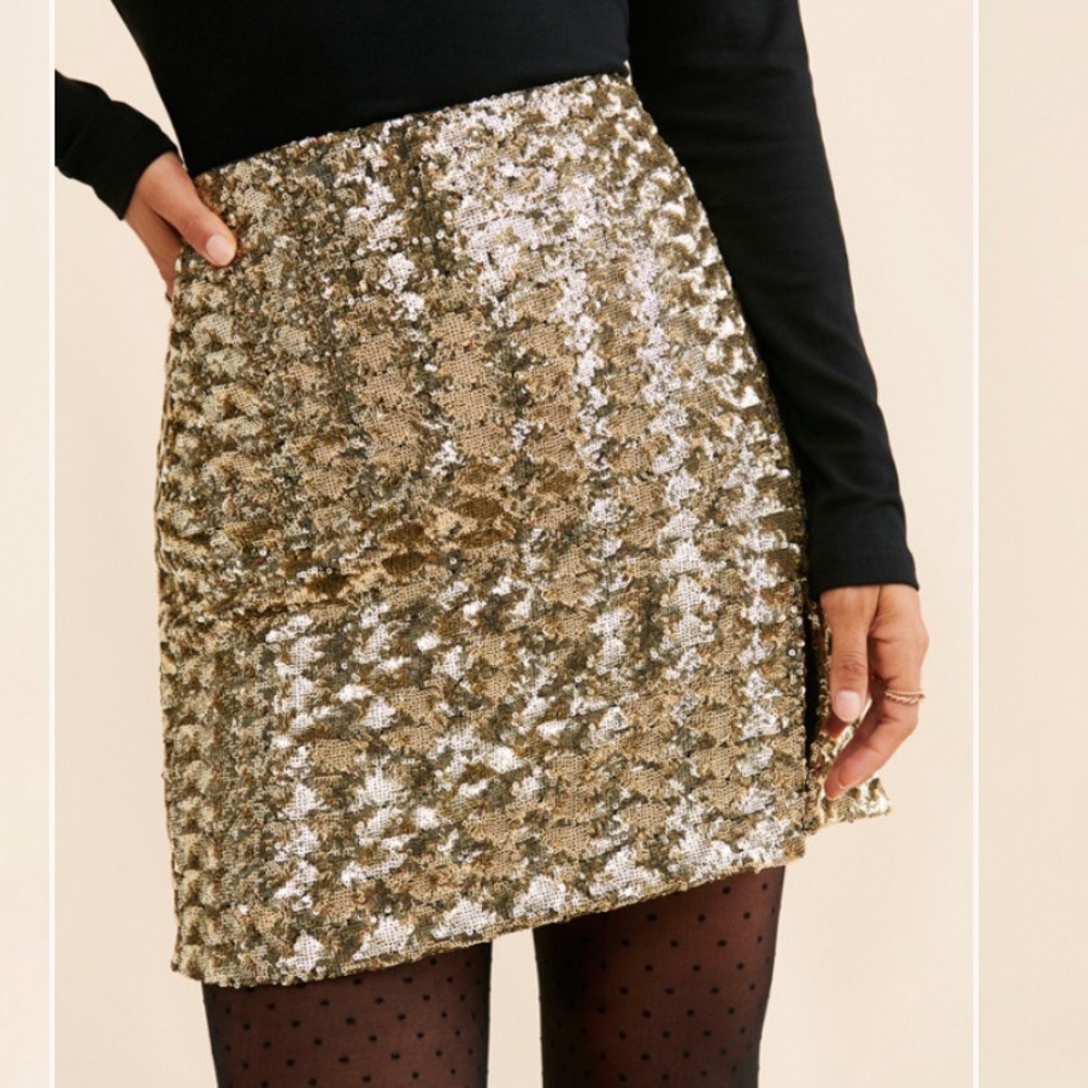 Pepper sequined skirt